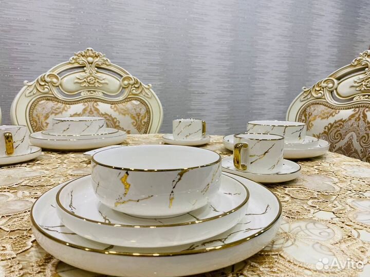 Набор столовой посуды на 6 персон фарфор