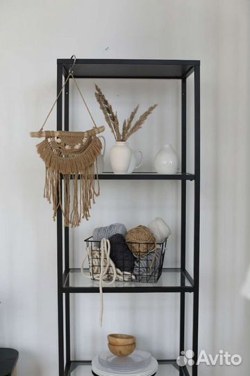 Макраме панно полукруглое бохо