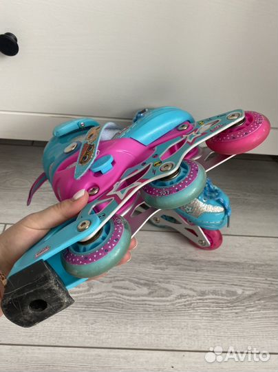 Ролики детские со световыми колесиками