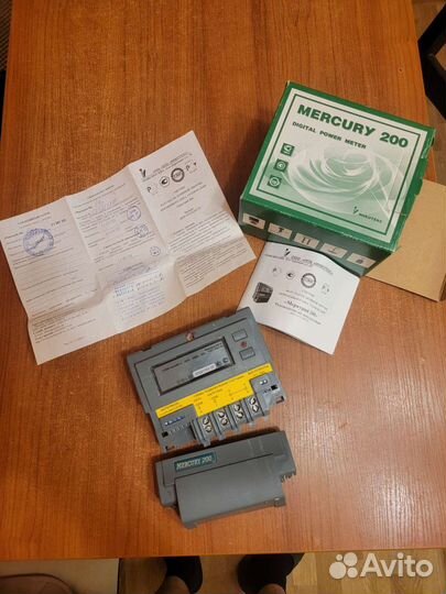 Счётчик однофазный многотарифный Меркурий 200