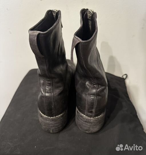 Сапоги Guidi Logo Black Zip оригинал