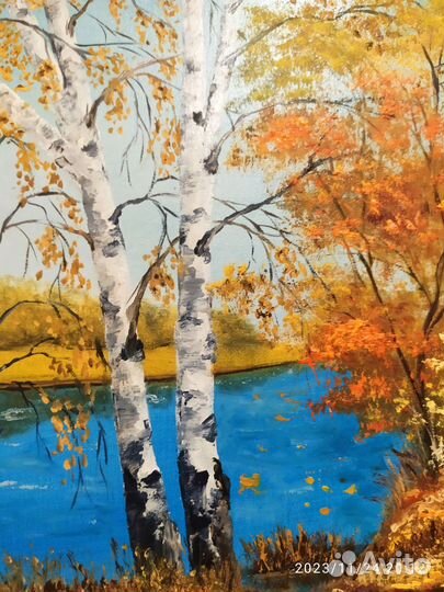 Картина маслом на холсте пейзаж