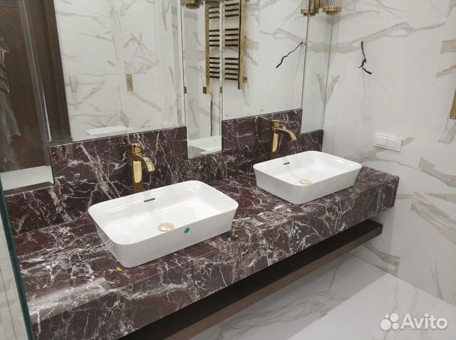 Столешница из камня: гранит, мрамор, оникс, кварц