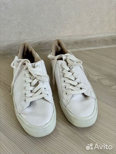 Кеды женские белые Stradivarius 37, Bershka 36