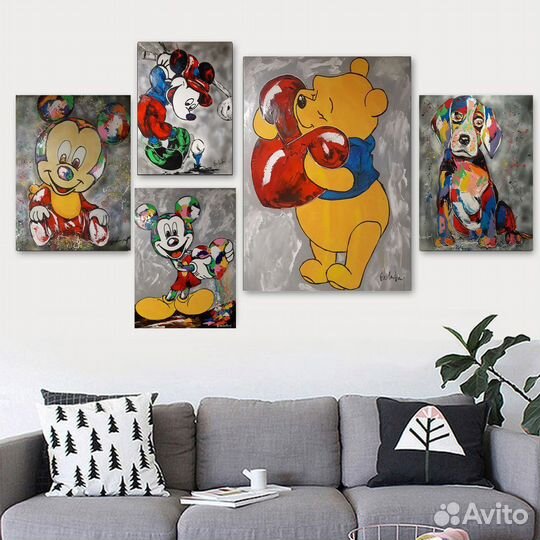 Картина для интерьера Скрудж Макдак