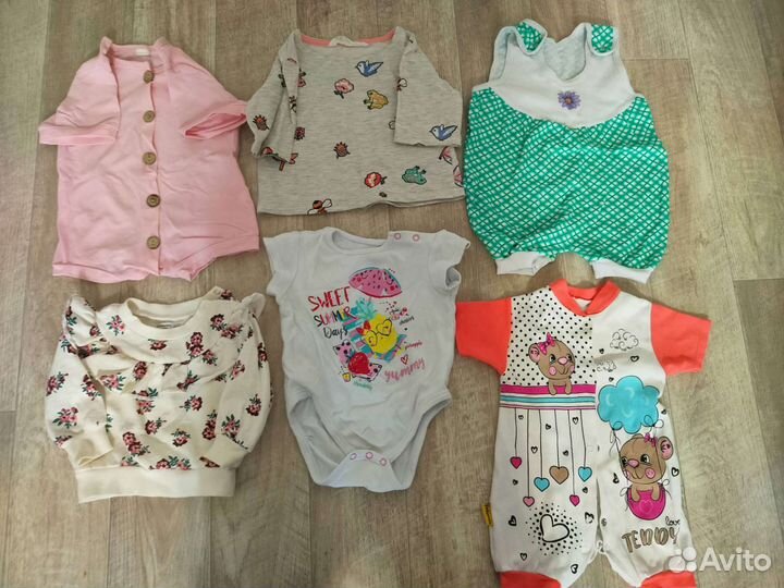 Вещи пакетом для девочки 68-74