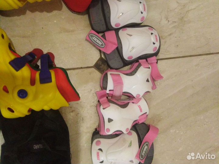 Ролики р. 25-27, шлем, защита