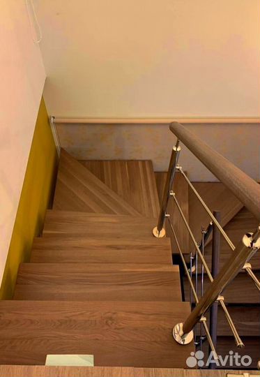 Каркас лестницы из металла