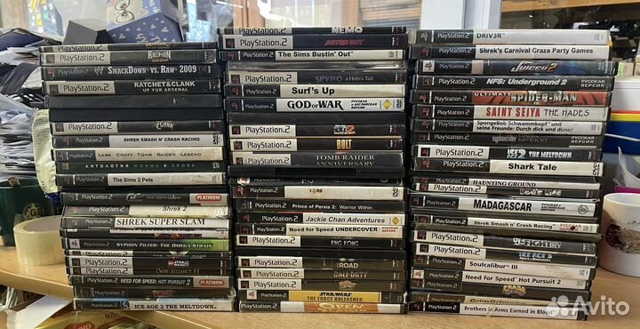 Sony playstation 2 PS2 slim и игры обмен