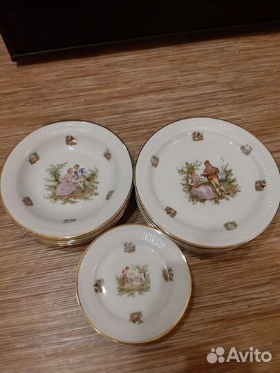 Столовый сервиз Польша. Тарелки Чехословакия