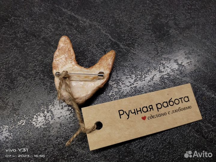 Брошь Сфинкс, ручная работа