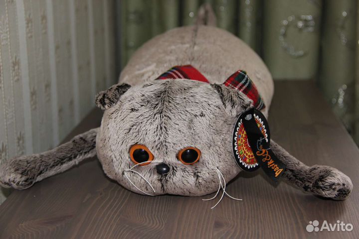 Кот басик подушка новый