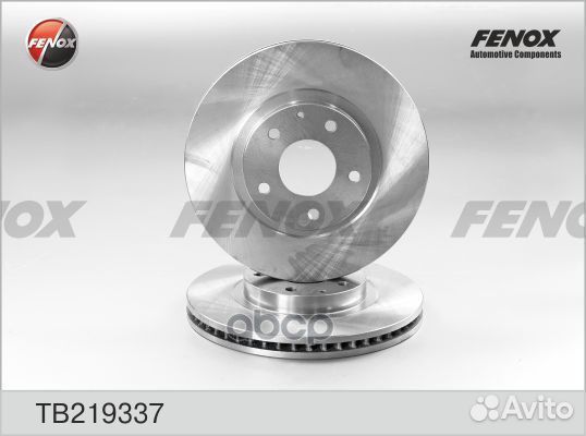 Диск тормозной Mazda 6, CX-5 11- TB219337 fenox