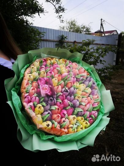 Цветы из зефира ко Дню воспитателя и учителя