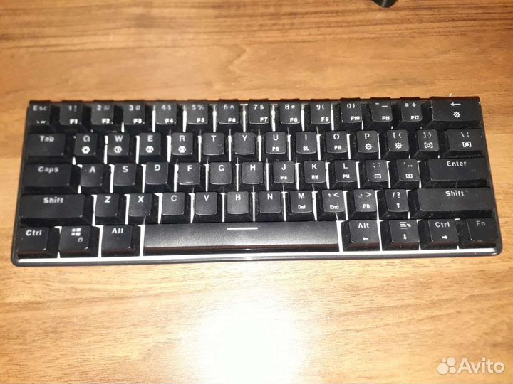 Клавиатура игровая механическая gk61 gateron Black