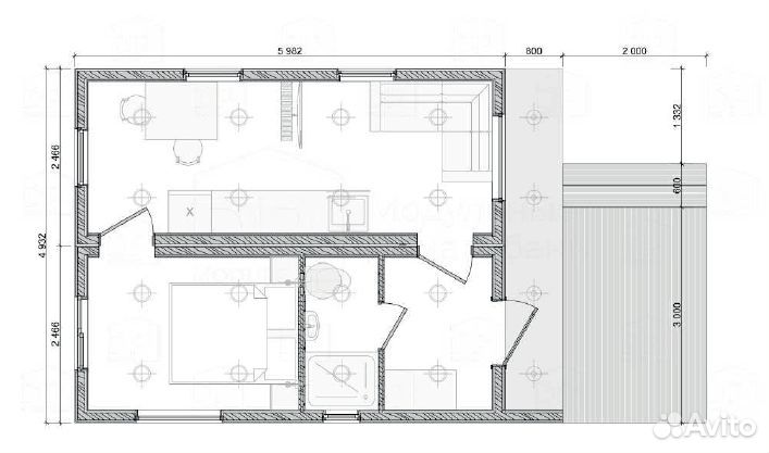 Готовый Модульный дом