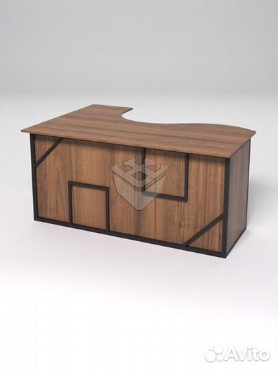 Стол эргономичный офисный сэ-12А (правосторонний)