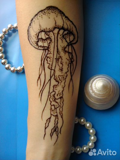 Мехенди, временное тату хной, аквагрим, бодиарт