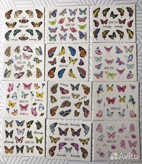 Наклейки на ногти новые