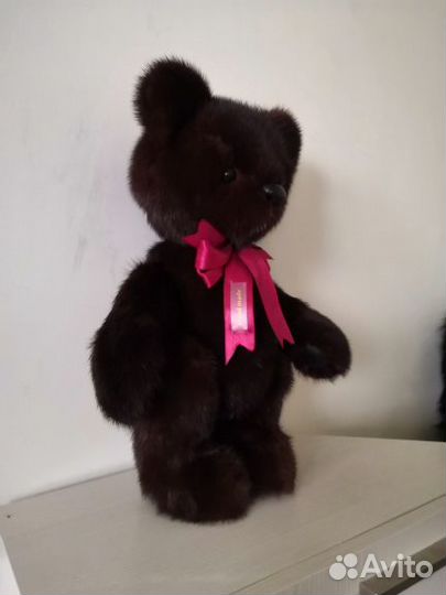 Игрушка из натурального меха норки Мишка