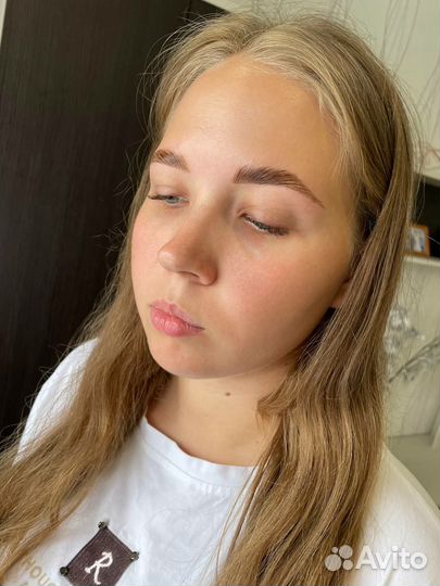 Наращивание / лами ресниц и оформление бровей