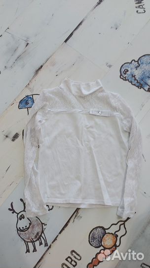 Школьная форма пакетом 128 на девочку синяя