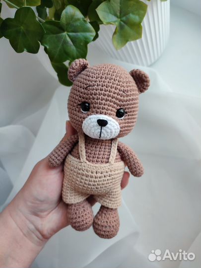 Мишка и зайка ручной работы