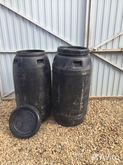 Бочка пластик и металл