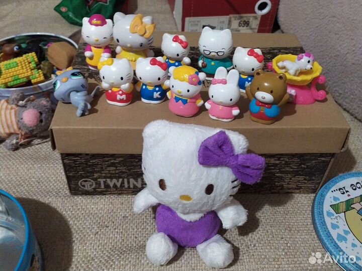Hello kitty китти игрушки фигурки оригинал