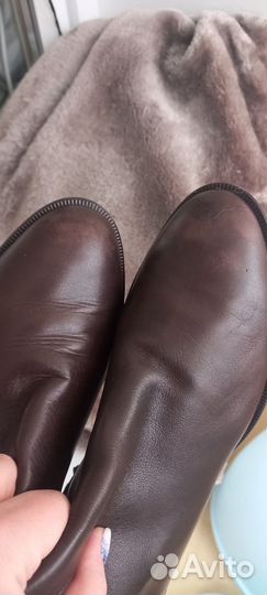 Сапоги натуральная кожа 37