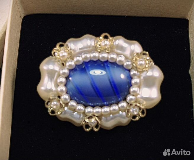 Винтажная брошь Чехословакия 70гг