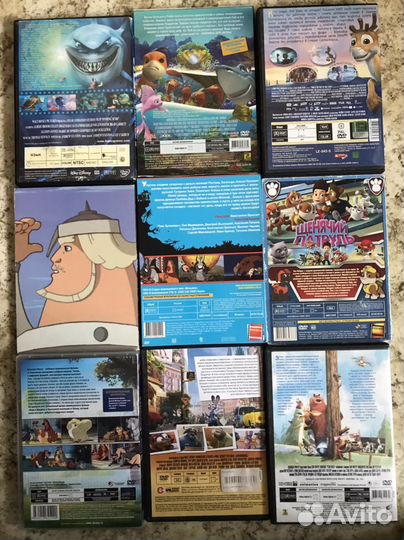 Dvd диски мультфильмы
