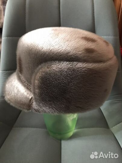 Шапка мужская, норка, в идеальном сост, р 58/60