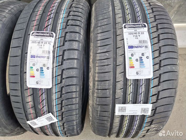 Continental PremiumContact 6 285/45 R22 и 325/40 R22 114Y