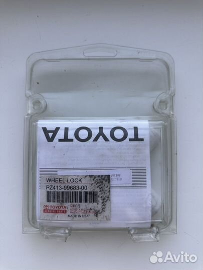 Оригинальные секретные гайки Toyota Rav 4 XA50