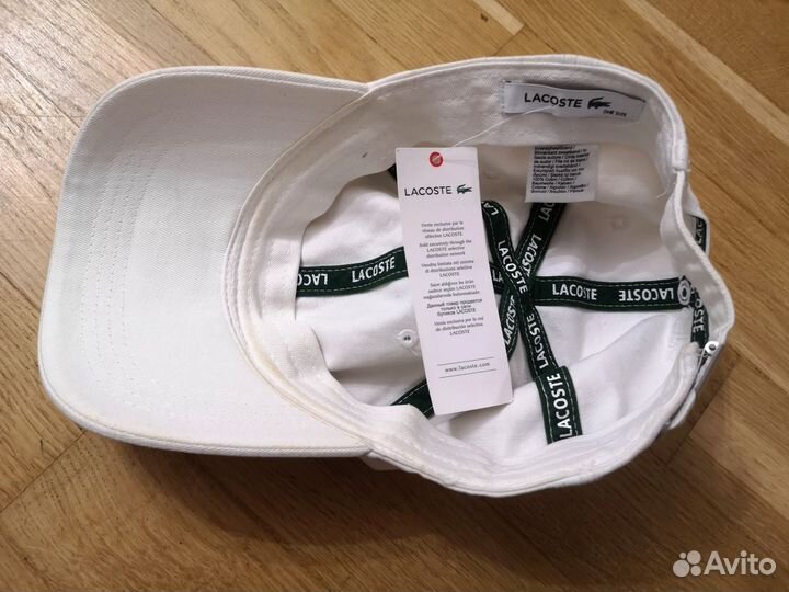 Кепка Lacoste оригинал, Даниил Медведев автограф