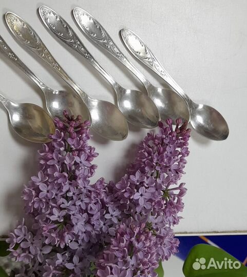 Ложки десертные мельхиор