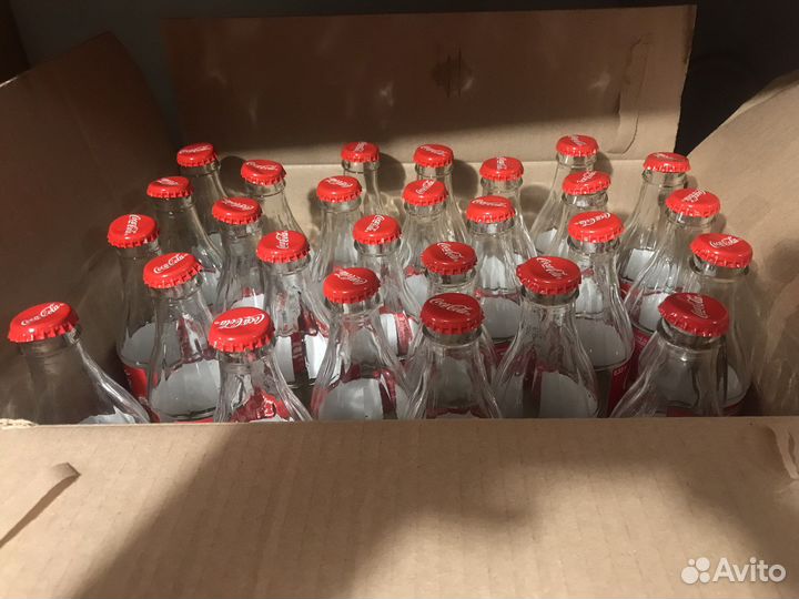 Стеклянные бутылки Coca-Cola 0,33