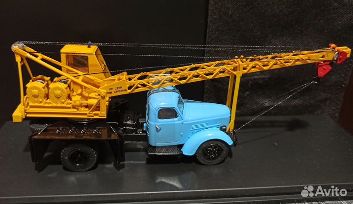 ЗИЛ-164 автокран ак-75/ лаз-690 1/43