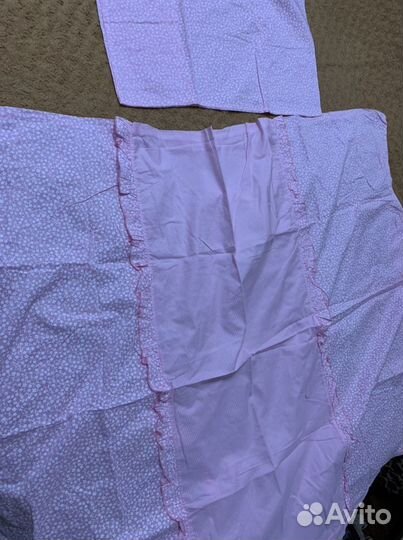 Постельное белье, бортики, одеяла в кроватку 18 шт