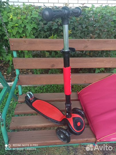 Самокат детский трехколесный бу