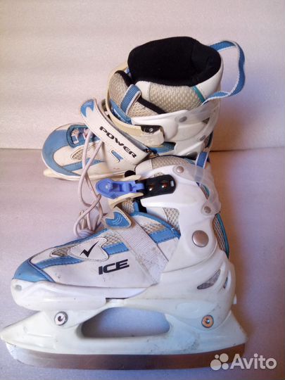 Коньки детские раздвижные