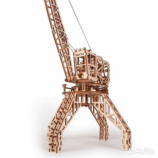 Подъемный кран с контейнером (Wood Trick)