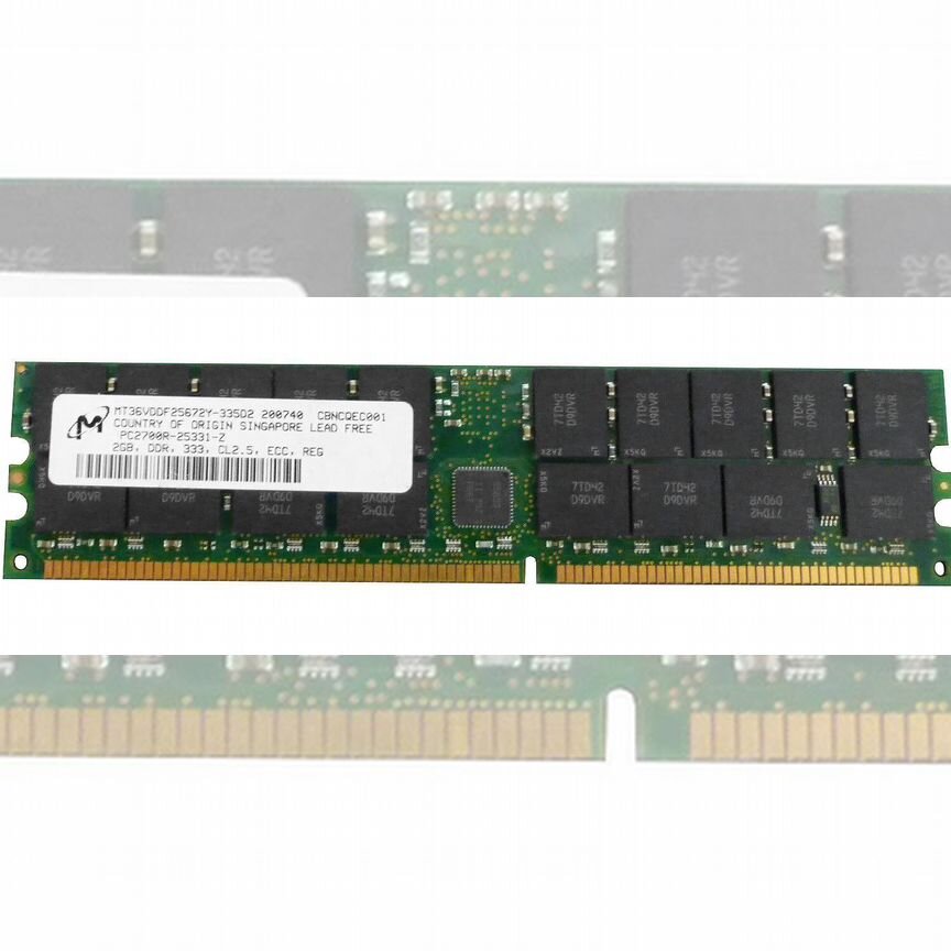 [MT36VDDF25672Y-335D2] Оперативная Память Micron 2gb Mt36vddf25672y-335d2