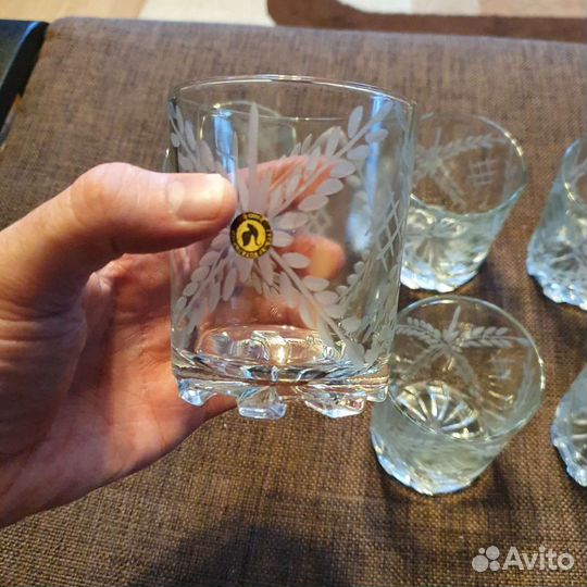 Стаканы Гусь хрустальный