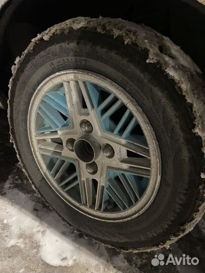 Зимние колеса r14 4:114,3 с проставками