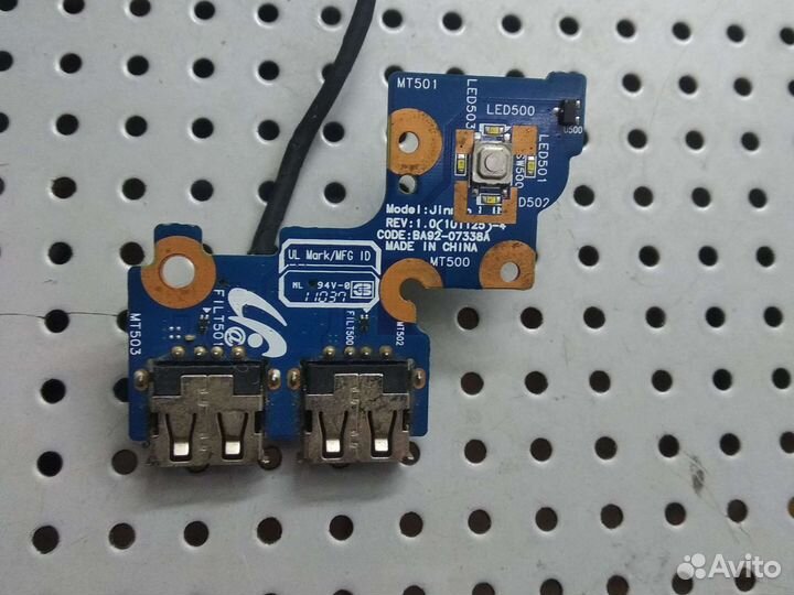 Samsung NP-RC510 плата USB + кнопка включения