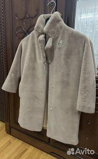 Шуба из эко меха