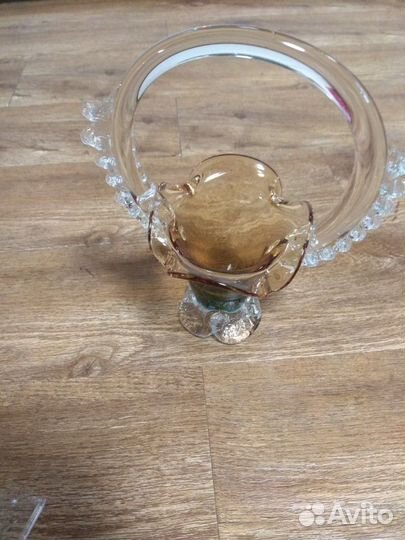 Ваза из чешского стекла