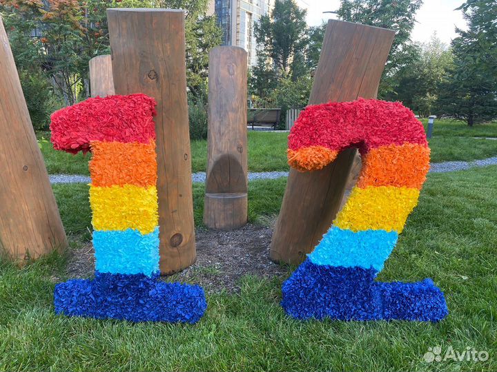 Объемные метровые цифры для фотосессии